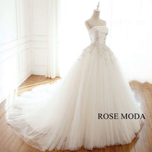 Load image into Gallery viewer, rosemoda-lace-satin-tulle-ball-gown-wedding-dress-b.jpg