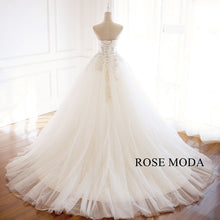Load image into Gallery viewer, rosemoda-lace-satin-tulle-ball-gown-wedding-dress-c.jpg