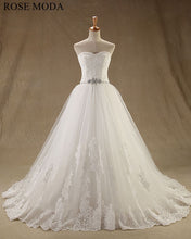 Load image into Gallery viewer, rosemoda-lace-structured-a-line-wedding-dress-a.jpg