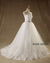 Load image into Gallery viewer, rosemoda-lace-structured-a-line-wedding-dress-b.jpg