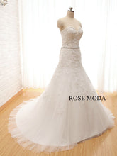 Load image into Gallery viewer, rosemoda-lace-trumpet-weddingdress-b.jpg