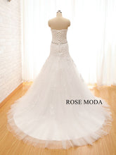 Load image into Gallery viewer, rosemoda-lace-trumpet-weddingdress-d.jpg