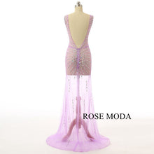 Load image into Gallery viewer, rosemoda-long-beading-illusion-purple-evening-dress-c.jpg