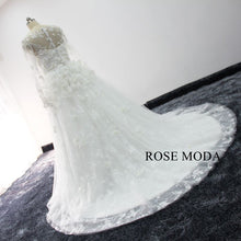 Load image into Gallery viewer, rosemoda-long-sleeve-3-D-lace-ball-gown-wedding-dress-d.jpg