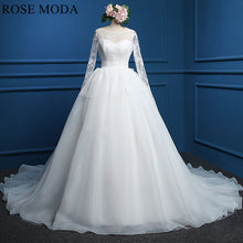 Load image into Gallery viewer, rosemoda-long-sleeve-ball-gown-wedding-dress-a.jpg