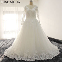 Load image into Gallery viewer, rosemoda-long-sleeve-ball-gown-wedding-dress-a_3fa9ca1c-640c-4c5c-8c4f-348c9744f262.jpg