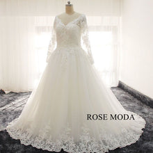 Load image into Gallery viewer, rosemoda-long-sleeve-ball-gown-wedding-dress-b_df69f9e7-1193-4995-83b3-9a4d852ddce6.jpg