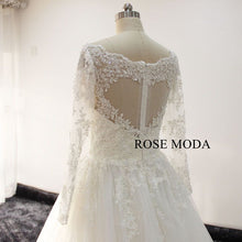 Load image into Gallery viewer, rosemoda-long-sleeve-ball-gown-wedding-dress-f_fa23a83e-2355-4949-b43b-cd6cb5db7ce5.jpg