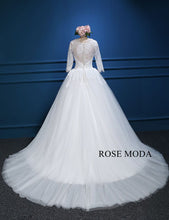Load image into Gallery viewer, rosemoda-long-sleeve-ball-gown-weddingdress-c