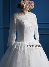 Load image into Gallery viewer, rosemoda-long-sleeve-ball-gown-weddingdress-f.jpg
