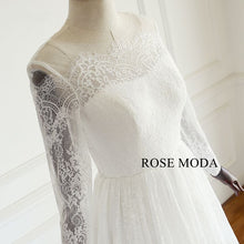 Load image into Gallery viewer, rosemoda-long-sleeve-lace-a-line-wedding-dress-b_4d5162d3-e963-46e3-962d-1ab2cc0d3084.jpg