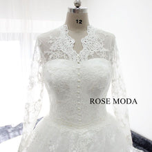 Load image into Gallery viewer, rosemoda-long-sleeve-lace-ball-gown-wedding-dress-b.jpg