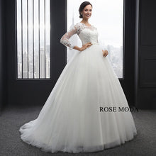 Load image into Gallery viewer, rosemoda-long-sleeve-lace-ball-gown-wedding-dress-b_b7a3becd-4d3a-462a-bdc2-0f8b527c7067.jpg