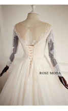 Load image into Gallery viewer, rosemoda-long-sleeve-lace-ball-gown-wedding-dress-e_19ca3d74-224b-43ea-a4ee-4c75e8f16e62.jpg