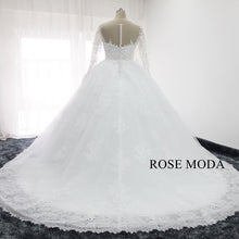 Load image into Gallery viewer, rosemoda-long-sleeve-lace-ball-gown-wedding-dress-e_9ea58f99-6f1b-4380-9938-8f46f573a79d.jpg