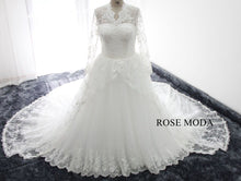 Load image into Gallery viewer, rosemoda-long-sleeve-lace-ball-gown-wedding-dress-f.jpg