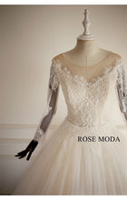 Load image into Gallery viewer, rosemoda-long-sleeve-lace-ball-gown-wedding-dress-f_9c1cbb03-a71f-4680-aaf1-61cab55aafe6.jpg
