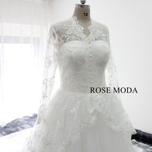 Load image into Gallery viewer, rosemoda-long-sleeve-lace-ball-gown-wedding-dress-g.jpg