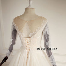 Load image into Gallery viewer, rosemoda-long-sleeve-lace-ball-gown-wedding-dress-g_f721d1b7-ea17-418a-acba-f2c5576dbfc6.jpg