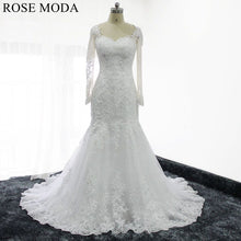 Load image into Gallery viewer, rosemoda-long-sleeve-lace-mermaid-wedding-dress-a_6b5f6a36-0905-43ca-95f0-67d4cd057216.jpg