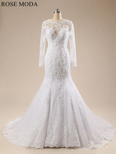 Load image into Gallery viewer, rosemoda-long-sleeve-lace-mermaid-wedding-dress-a_f0512483-ba5a-4264-b6dc-499cc20cb312.jpg