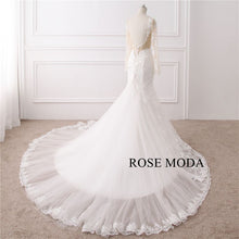 Load image into Gallery viewer, rosemoda-long-sleeve-lace-mermaid-wedding-dress-c_5d3cf42b-ead9-4d10-b32d-ecfe1cd9e198.jpg