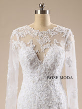 Load image into Gallery viewer, rosemoda-long-sleeve-lace-mermaid-wedding-dress-d_b23d5544-e719-4349-8ab6-64f5fdfc744b.jpg