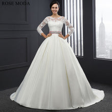 Load image into Gallery viewer, rosemoda-long-sleeve-lace-satin-ball-gown-wedding-dress-a.jpg