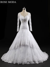 Load image into Gallery viewer, rosemoda-long-sleeve-trumpet-wedding-dress-a.jpg