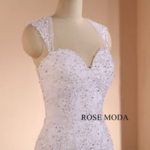 Load image into Gallery viewer, rosemoda-luxury-beaded-lace-mermaid-wedding-dress-f.jpg