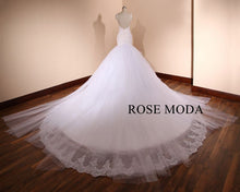 Load image into Gallery viewer, rosemoda-luxury-sweetheart-royal-lace-mermaid-wedding-dress-d.jpg