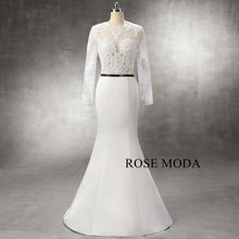 Load image into Gallery viewer, rosemoda-mermaid-wedding-dress-with-detachable-skirt-a.jpg