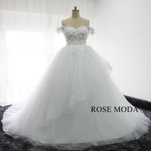 Load image into Gallery viewer, rosemoda-off-shoulder-ball-gown-wedding-dress-b.jpg