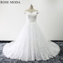 Load image into Gallery viewer, rosemoda-off-shoulder-lace-ball-gown-wedding-dress-a.jpg
