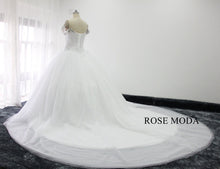 Load image into Gallery viewer, rosemoda-off-the-shoulder-dropped-ball-gown-wedding-dress-g.jpg