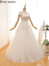 Load image into Gallery viewer, rosemoda-off-the-shoulder-structured-lace-a-line-wedding-dress-b.jpg