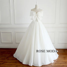 Load image into Gallery viewer, rosemoda-organza-a-line-wedding-dress-b_62e43514-2096-44ee-a89e-d12e8b091659.jpg