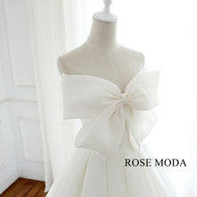 Load image into Gallery viewer, rosemoda-organza-a-line-wedding-dress-c_a29eba73-5859-4b32-bdf2-59cbde417c0a.jpg