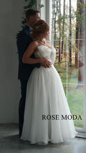 Load image into Gallery viewer, rosemoda-organza-a-line-wedding-dress-d_d8c4a980-2ed0-4279-8bd1-37dc2e25d05a.jpg