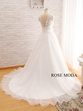 Load image into Gallery viewer, rosemoda-organza-a-line-wedding-dress-e.jpg