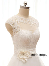 Load image into Gallery viewer, rosemoda-organza-a-line-wedding-dress-g.jpg