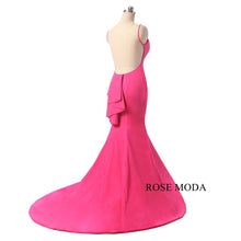 Load image into Gallery viewer, rosemoda-peach-long-women-formal-dress-c.jpg