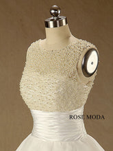 Load image into Gallery viewer, rosemoda-pearl-lace-short-wedding-dress-e.jpg