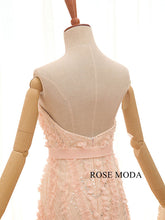 Load image into Gallery viewer, rosemoda-pink-delicate-beading-mermaid-wedding-dress-g.jpg