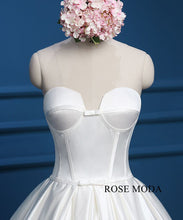 Load image into Gallery viewer, rosemoda-princess-satin-wedding-dress-f.jpg