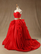 Load image into Gallery viewer, rosemoda-red-ruffled-organza-ball-gown-wedding-dress-b_2864bb81-9952-4cc3-806a-819bd343cb9a.jpg