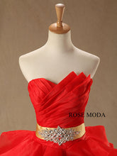 Load image into Gallery viewer, rosemoda-red-ruffled-organza-ball-gown-wedding-dress-d_f5918c09-5a93-4549-918e-6704e8f594b5.jpg