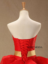 Load image into Gallery viewer, rosemoda-red-ruffled-organza-ball-gown-wedding-dress-f_0dac6161-9146-406c-854d-21cd1e7a4113.jpg