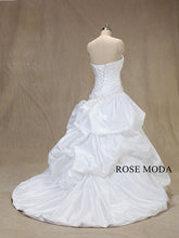Load image into Gallery viewer, rosemoda-ruched-taffeta-ball-gown-wedding-dress-c.jpg