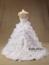 Load image into Gallery viewer, rosemoda-ruffled-organza-ball-gown-wedding-dress-c.jpg